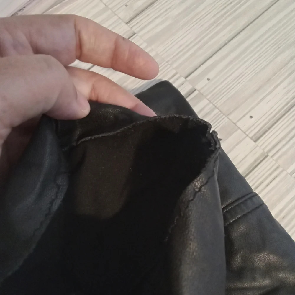 Aritza Wilfred Melina high waisted vegan leather black women's pants size 8 - Picture 8 of 9